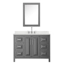 Daria 48" Free Standing Single Basin Vanity Set with Cabinet, Quartz Vanity Top, and Medicine Cabinet - image 18