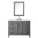 Daria 48" Free Standing Single Basin Vanity Set with Cabinet, Quartz Vanity Top, and Medicine Cabinet - image 19