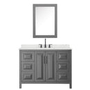 Daria 48" Free Standing Single Basin Vanity Set with Cabinet, Quartz Vanity Top, and Medicine Cabinet - image 20