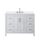 Daria 48" Free Standing Single Basin Vanity Set with Cabinet and Quartz Vanity Top - image 9