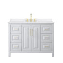 Daria 48" Free Standing Single Basin Vanity Set with Cabinet and Quartz Vanity Top - image 11