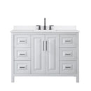 Daria 48" Free Standing Single Basin Vanity Set with Cabinet and Quartz Vanity Top - image 13