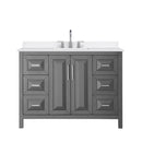 Daria 48" Free Standing Single Basin Vanity Set with Cabinet and Quartz Vanity Top - image 15