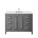 Daria 48" Free Standing Single Basin Vanity Set with Cabinet and Quartz Vanity Top - image 16