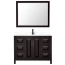 Daria 48" Free Standing Single Basin Vanity Set with Cabinet, Cultured Marble Vanity Top, and Framed Mirror - image 21