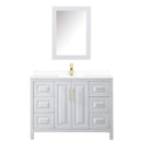 Daria 48" Free Standing Single Basin Vanity Set with Cabinet, Cultured Marble Vanity Top, and Medicine Cabinet - image 14