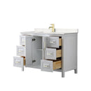 Daria 48" Free Standing Single Basin Vanity Set with Cultured Marble Vanity Top - image 2