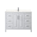 Daria 48" Free Standing Single Basin Vanity Set with Cultured Marble Vanity Top - image 9