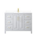 Daria 48" Free Standing Single Basin Vanity Set with Cultured Marble Vanity Top - image 10