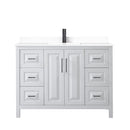 Daria 48" Free Standing Single Basin Vanity Set with Cultured Marble Vanity Top - image 11