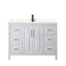 Daria 48" Free Standing Single Basin Vanity Set with Cultured Marble Vanity Top - image 12