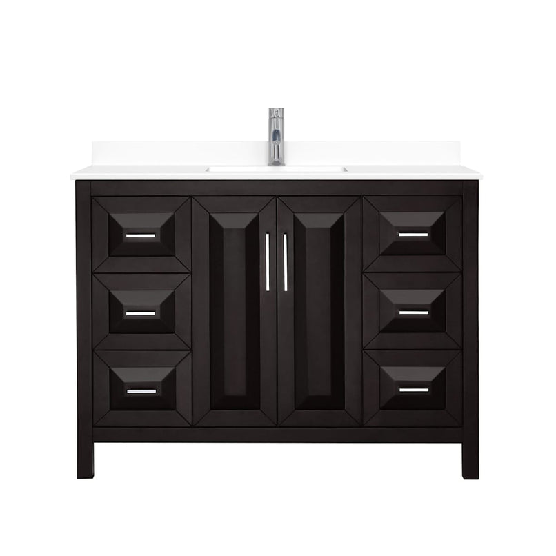 Daria 48" Free Standing Single Basin Vanity Set with Cultured Marble Vanity Top - image 19