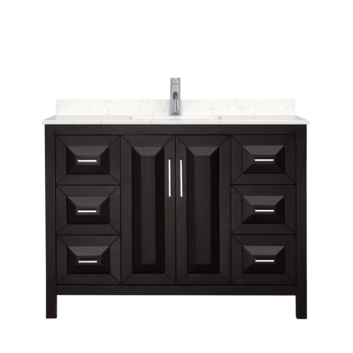 Daria 48" Free Standing Single Basin Vanity Set with Cultured Marble Vanity Top - image 20