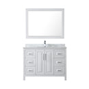 Daria 48" Free Standing Single Vanity Set with MDF Cabinet, Marble Vanity Top, Undermount Sink, and Framed Mirror - image 20
