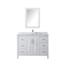 Daria 48" Free Standing Single Vanity Set with MDF Cabinet, Marble Vanity Top, Undermount Sink, and Medicine Cabinet - image 8
