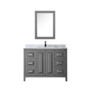 Daria 48" Free Standing Single Vanity Set with MDF Cabinet, Marble Vanity Top, Undermount Sink, and Medicine Cabinet - image 11