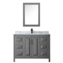 Daria 48" Free Standing Single Vanity Set with MDF Cabinet, Marble Vanity Top, Undermount Sink, and Medicine Cabinet - image 12