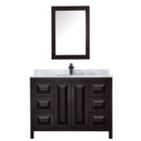 Daria 48" Free Standing Single Vanity Set with MDF Cabinet, Marble Vanity Top, Undermount Sink, and Medicine Cabinet - image 13