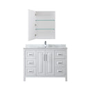 Daria 48" Free Standing Single Vanity Set with MDF Cabinet, Marble Vanity Top, Undermount Sink, and Medicine Cabinet - image 19