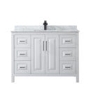 Daria 48" Free Standing Single Vanity Set with MDF Cabinet, Cultured Marble Vanity Top, and Undermount Sink - image 8