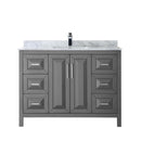 Daria 48" Free Standing Single Vanity Set with MDF Cabinet, Cultured Marble Vanity Top, and Undermount Sink - image 9