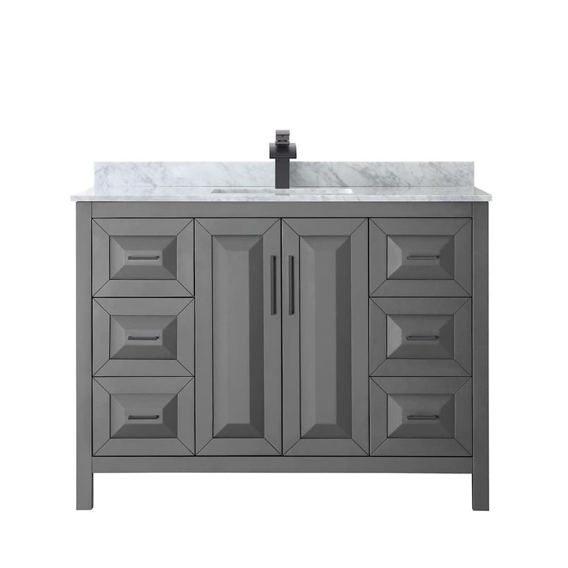 Daria 48" Free Standing Single Vanity Set with MDF Cabinet, Cultured Marble Vanity Top, and Undermount Sink - image 10