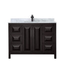 Daria 48" Free Standing Single Vanity Set with MDF Cabinet, Cultured Marble Vanity Top, and Undermount Sink - image 11