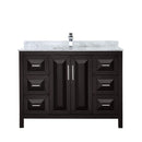 Daria 48" Free Standing Single Vanity Set with MDF Cabinet, Cultured Marble Vanity Top, and Undermount Sink - image 12