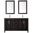 Daria 60" Free Standing Double Basin Vanity Set with Cabinet, Cultured Marble Vanity Top, and Framed Mirror - image 21