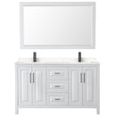 Daria 60" Free Standing Double Basin Vanity Set with Cabinet, Cultured Marble Vanity Top, and Framed Mirror - image 13