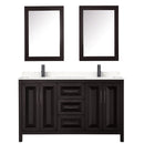 Daria 60" Free Standing Double Basin Vanity Set with Cabinet, Cultured Marble Vanity Top, and Medicine Cabinet - image 20