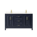 Daria 60" Free Standing Double Basin Vanity Set with Cabinet and Cultured Marble Vanity Top - image 21
