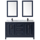 Daria 60" Free Standing Double Vanity Set with MDF Cabinet, Marble Vanity Top, 2 Undermount Sinks, and 2 Framed Mirrors - image 14