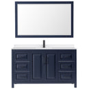 Daria 60" Free Standing Single Basin Vanity Set with Cabinet, Quartz Vanity Top, and Framed Mirror - image 8