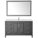 Daria 60" Free Standing Single Basin Vanity Set with Cabinet, Quartz Vanity Top, and Framed Mirror - image 20