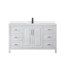 Daria 60" Free Standing Single Basin Vanity Set with Cabinet and Quartz Vanity Top - image 13