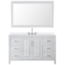 Daria 60" Free Standing Single Basin Vanity Set with Cabinet, Quartz Vanity Top, and Framed Mirror - image 10