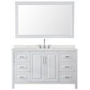 Daria 60" Free Standing Single Basin Vanity Set with Cabinet, Quartz Vanity Top, and Framed Mirror - image 11