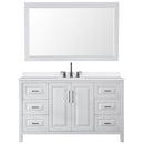 Daria 60" Free Standing Single Basin Vanity Set with Cabinet, Quartz Vanity Top, and Framed Mirror - image 17
