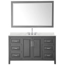 Daria 60" Free Standing Single Basin Vanity Set with Cabinet, Quartz Vanity Top, and Framed Mirror - image 20