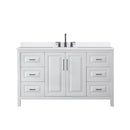Daria 60" Free Standing Single Basin Vanity Set with Cabinet and Quartz Vanity Top - image 13