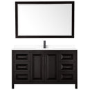 Daria 60" Free Standing Single Basin Vanity Set with Cabinet, Cultured Marble Vanity Top, and Framed Mirror - image 20