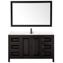 Daria 60" Free Standing Single Basin Vanity Set with Cabinet, Cultured Marble Vanity Top, and Framed Mirror - image 21