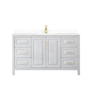Daria 60" Free Standing Single Basin Vanity Set with Cabinet and Cultured Marble Vanity Top - image 11