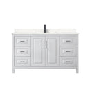 Daria 60" Free Standing Single Basin Vanity Set with Cabinet and Cultured Marble Vanity Top - image 13