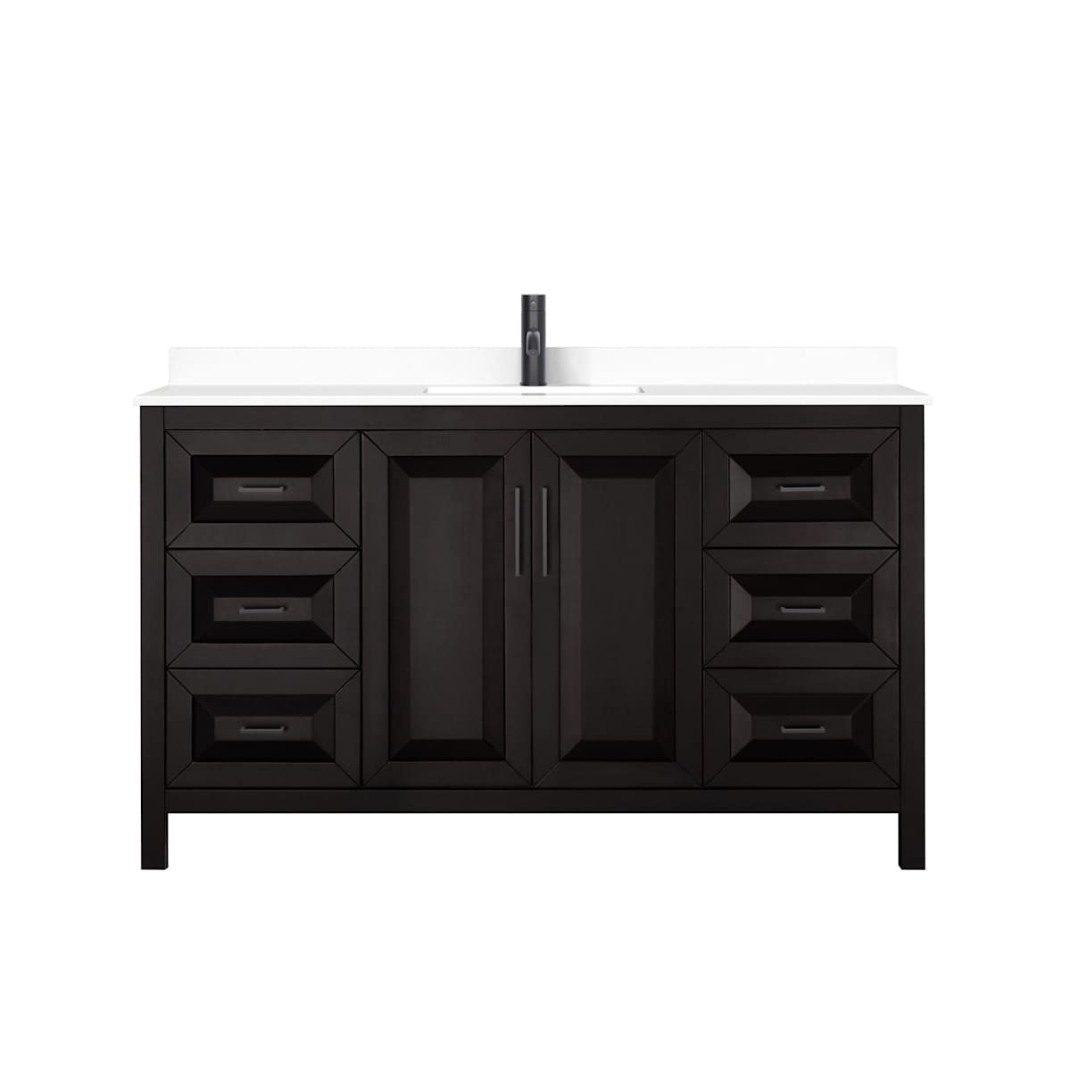 Daria 60" Free Standing Single Basin Vanity Set with Cabinet and Cultured Marble Vanity Top - image 18