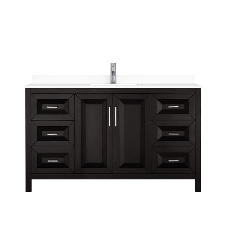 Daria 60" Free Standing Single Basin Vanity Set with Cabinet and Cultured Marble Vanity Top - image 19