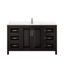 Daria 60" Free Standing Single Basin Vanity Set with Cabinet and Cultured Marble Vanity Top - image 20
