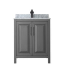 Daria 60" Free Standing Single Vanity Set with MDF Cabinet, Marble Vanity Top, Undermount Sink, and Framed Mirror - image 13