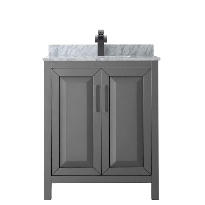 Daria 60" Free Standing Single Vanity Set with MDF Cabinet, Marble Vanity Top, Undermount Sink, and Framed Mirror - image 13